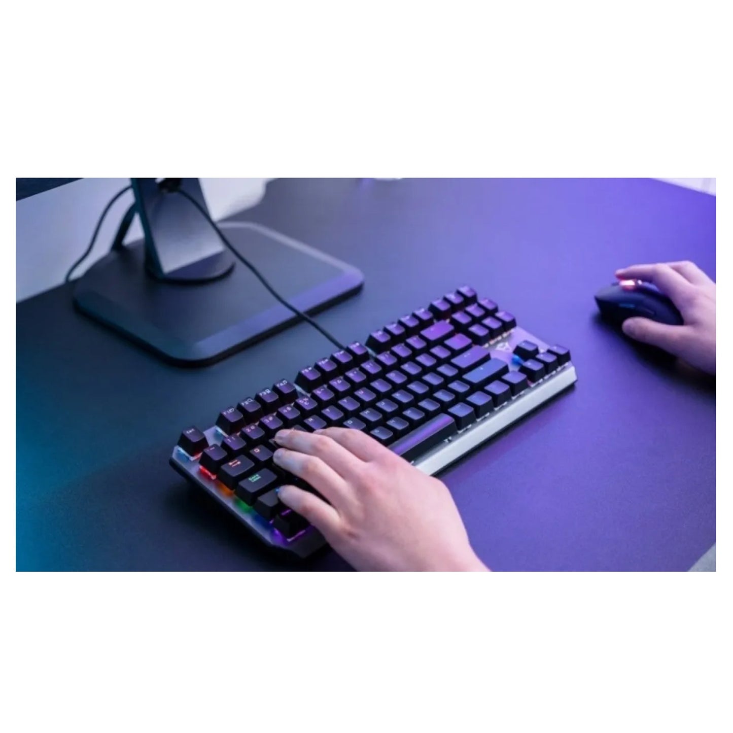 Teclado Mecanico Gamer Tkl Trust Gxt 834 Callaz Español Bk