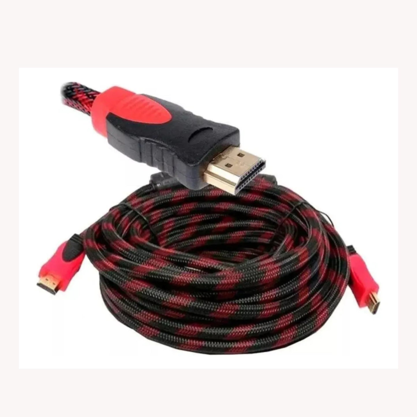 Cable Hdmi A Hdmi 20 Metros Mallado Punta Dorada | Calidad