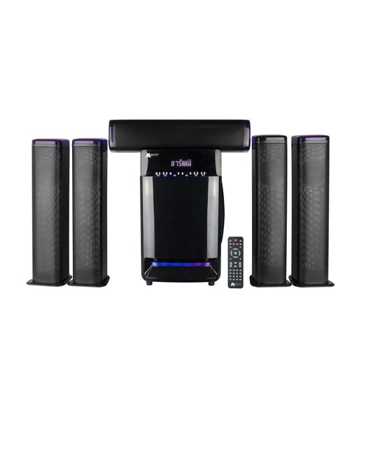 Teatro En Casa 4000w Rgb Bluetooth Subwoofer Fm Luz Ritmica