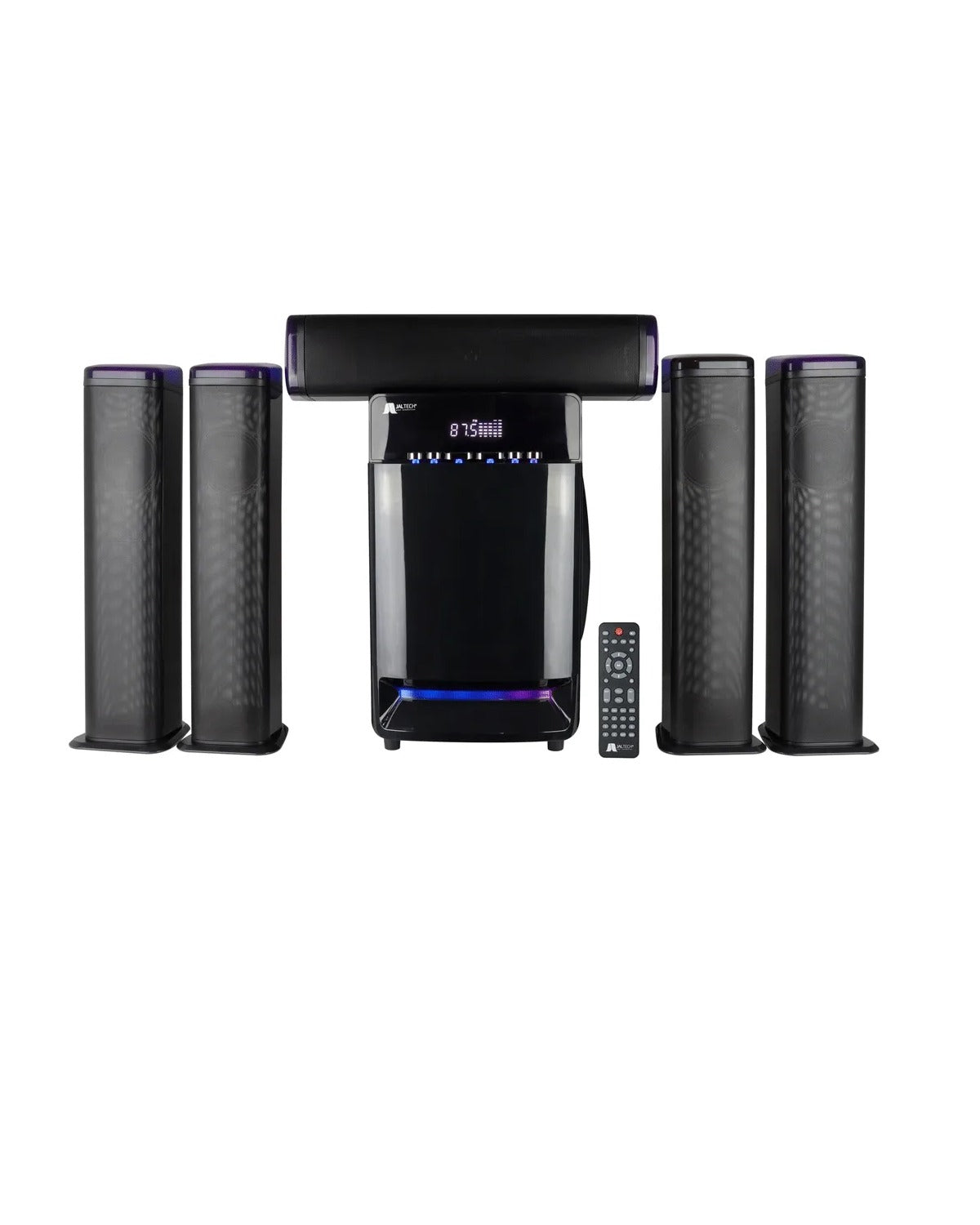 Teatro En Casa 4000w Rgb Bluetooth Subwoofer Fm Luz Ritmica