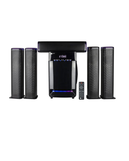 Teatro En Casa 4000w Rgb Bluetooth Subwoofer Fm Luz Ritmica