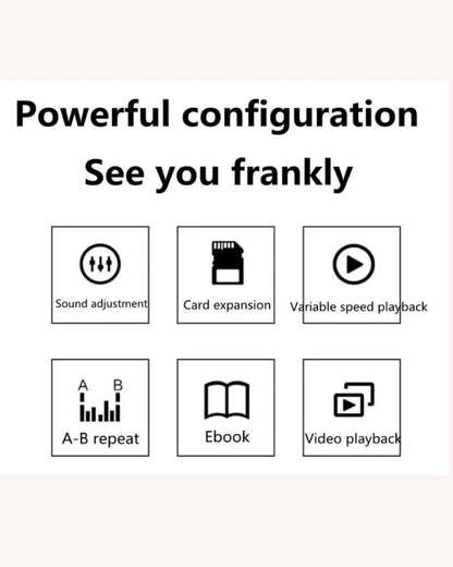 Reproductor MP3 MP4 Andowl Qpod5 1.8” con Radio FM y Pantalla LCD