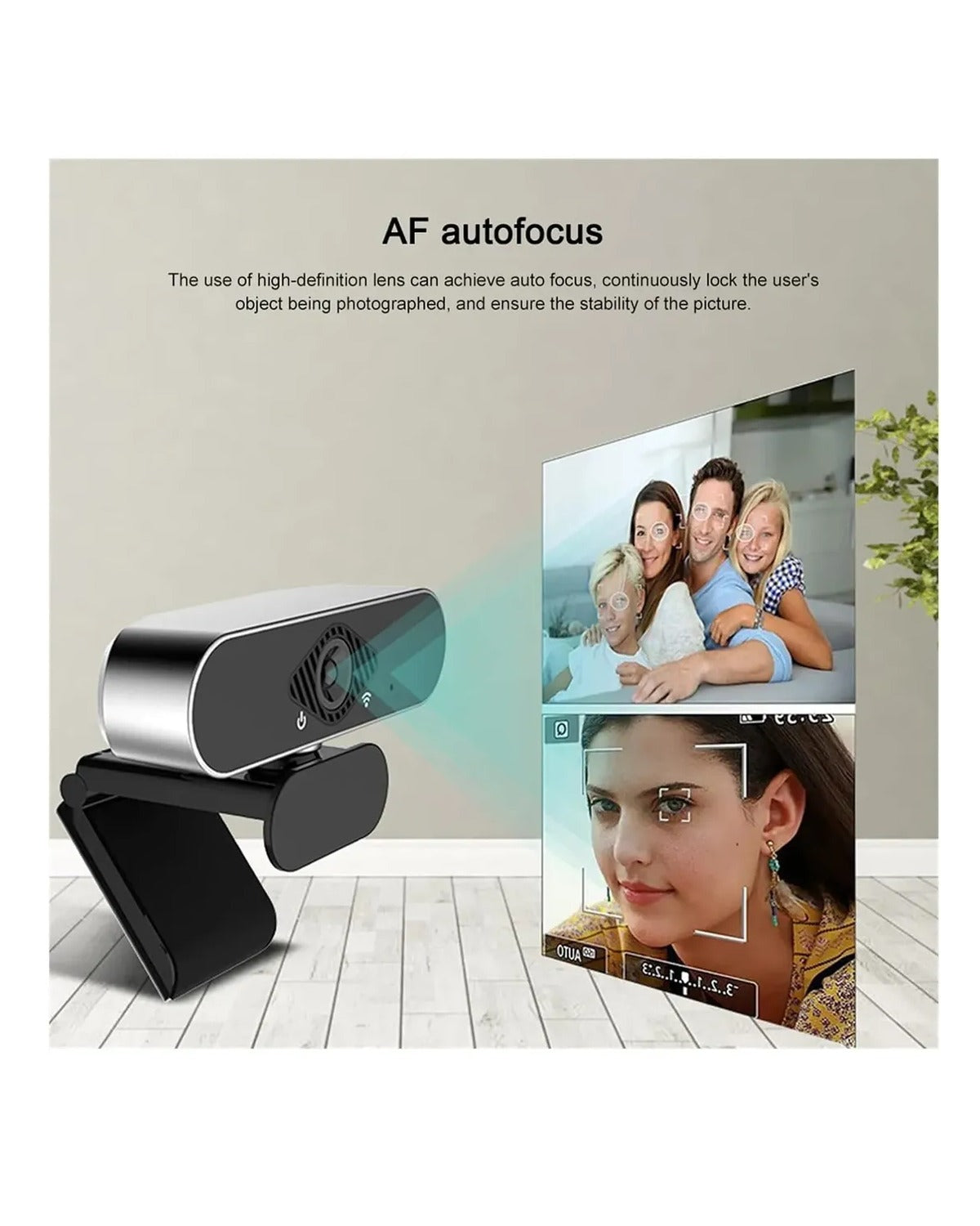 Camara Webcam 2k 2048x1080p Usb Con Mic Videoconferencia K32