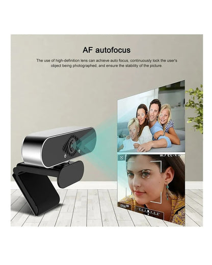 Camara Webcam 2k 2048x1080p Usb Con Mic Videoconferencia K32