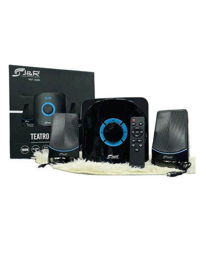 Teatro En Casa 2.1 J&R J5285-Sonido De 100W COn Bluetooth 5.3