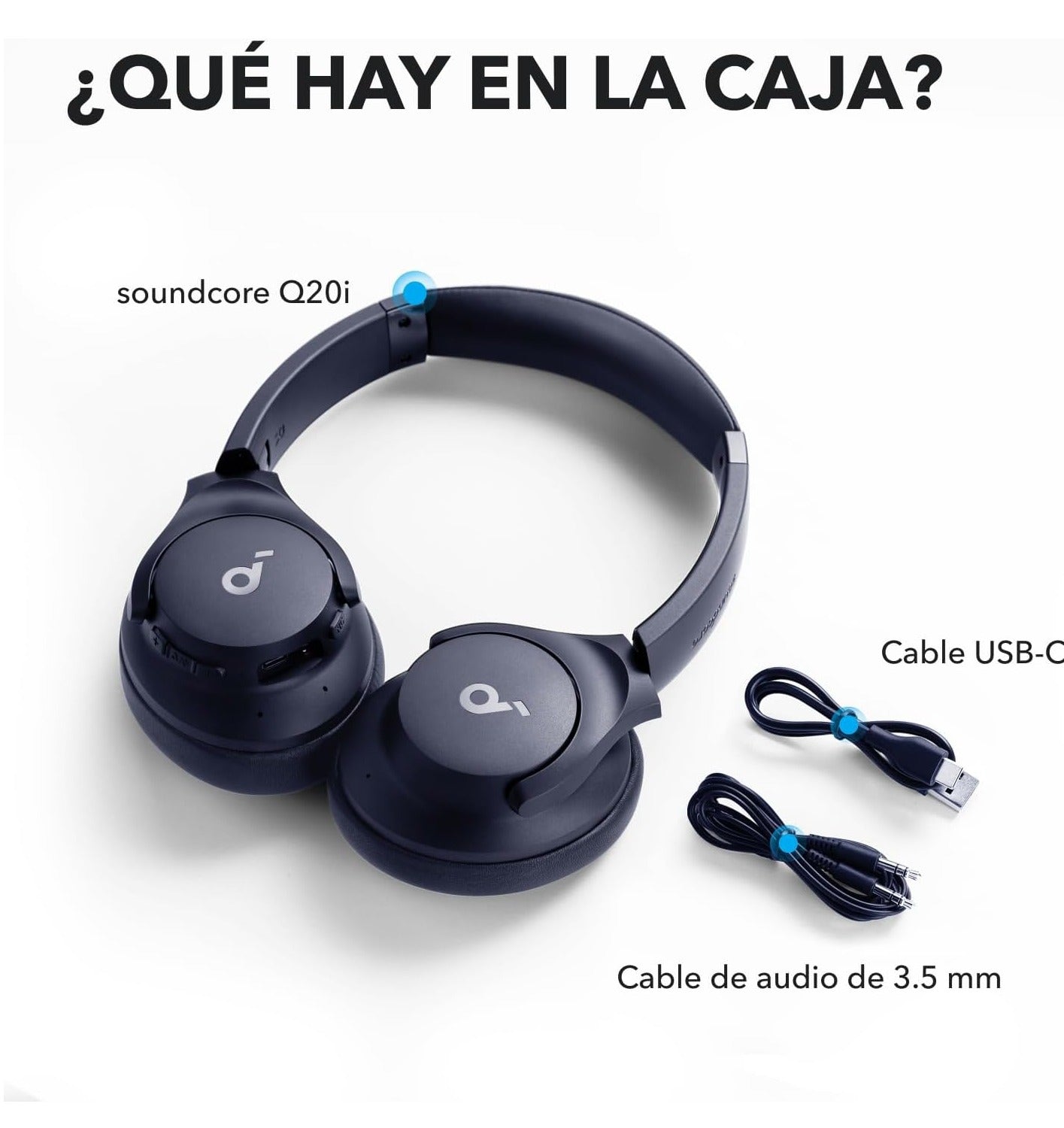Audifonos Auriculares Bluetooth Anker Anc Soundcore Q20i