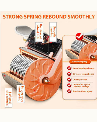 Rueda Para Abdominales Espalda Glúteos Y Pecho Con Contador