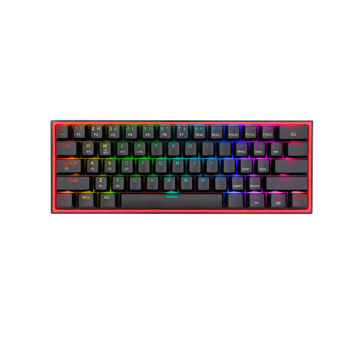 TECLADO GAMER REDRAGON FIZZ PRO K616-RGB NEGRO SW ROJO