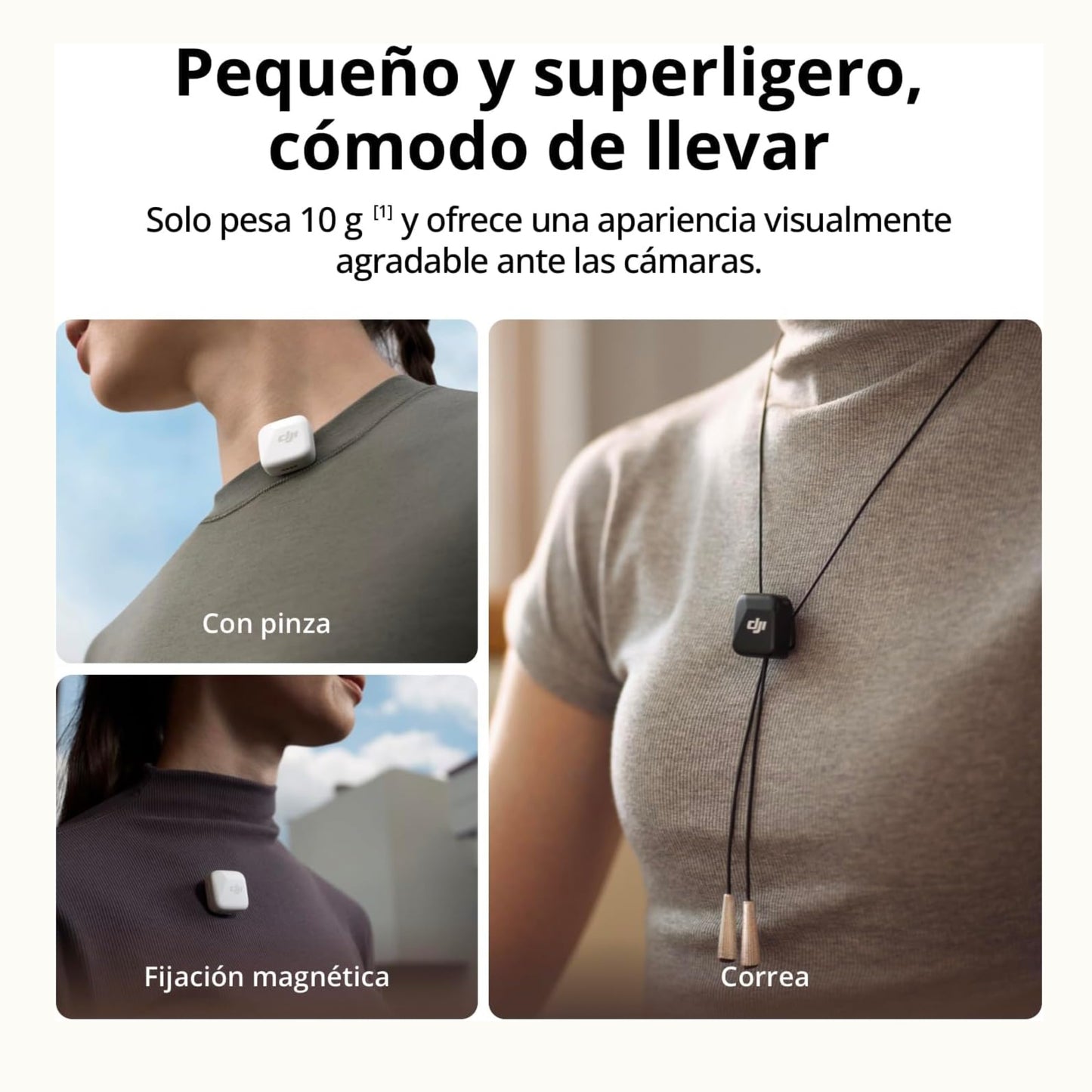 Dji Mic Mini (1 Tx + 1 Rx) Audio Profesional Y Compacto