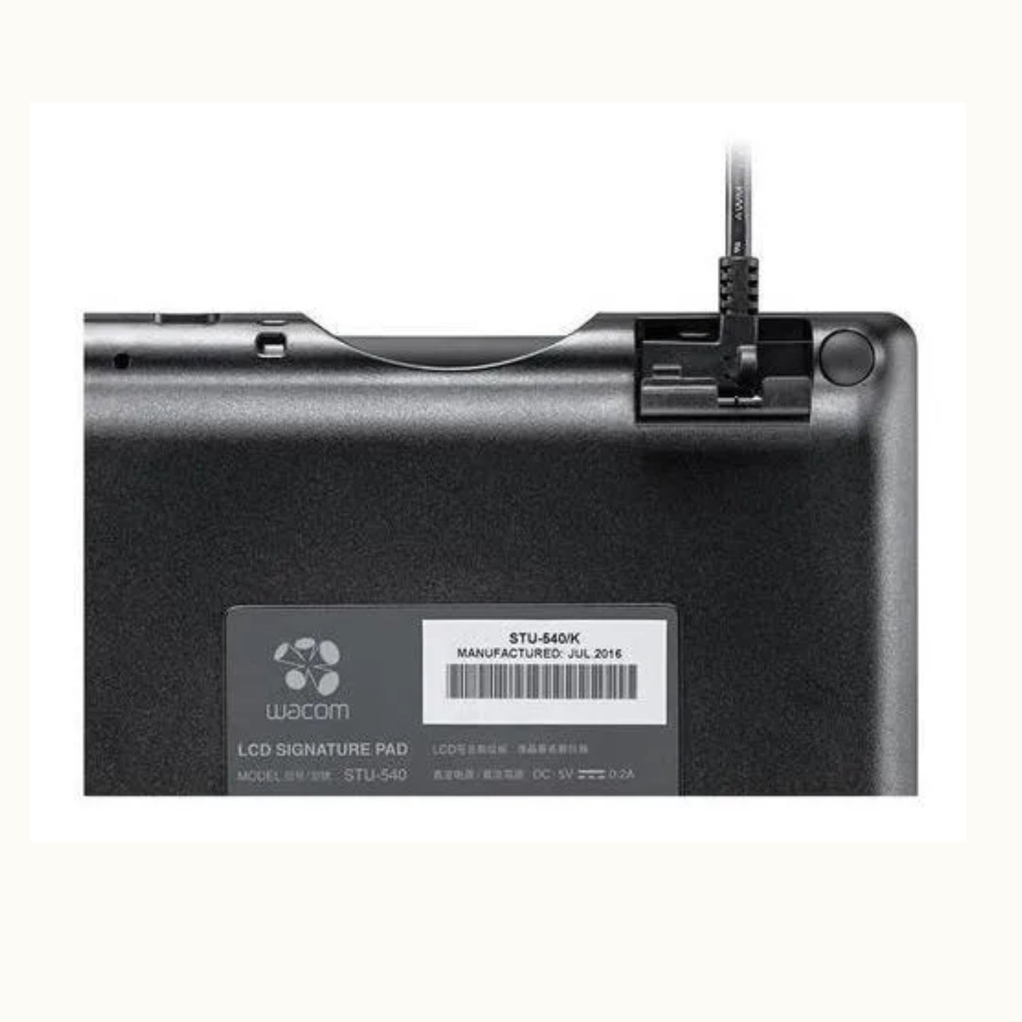 Tableta Digitalizadora Wacom Stu-540 Negra