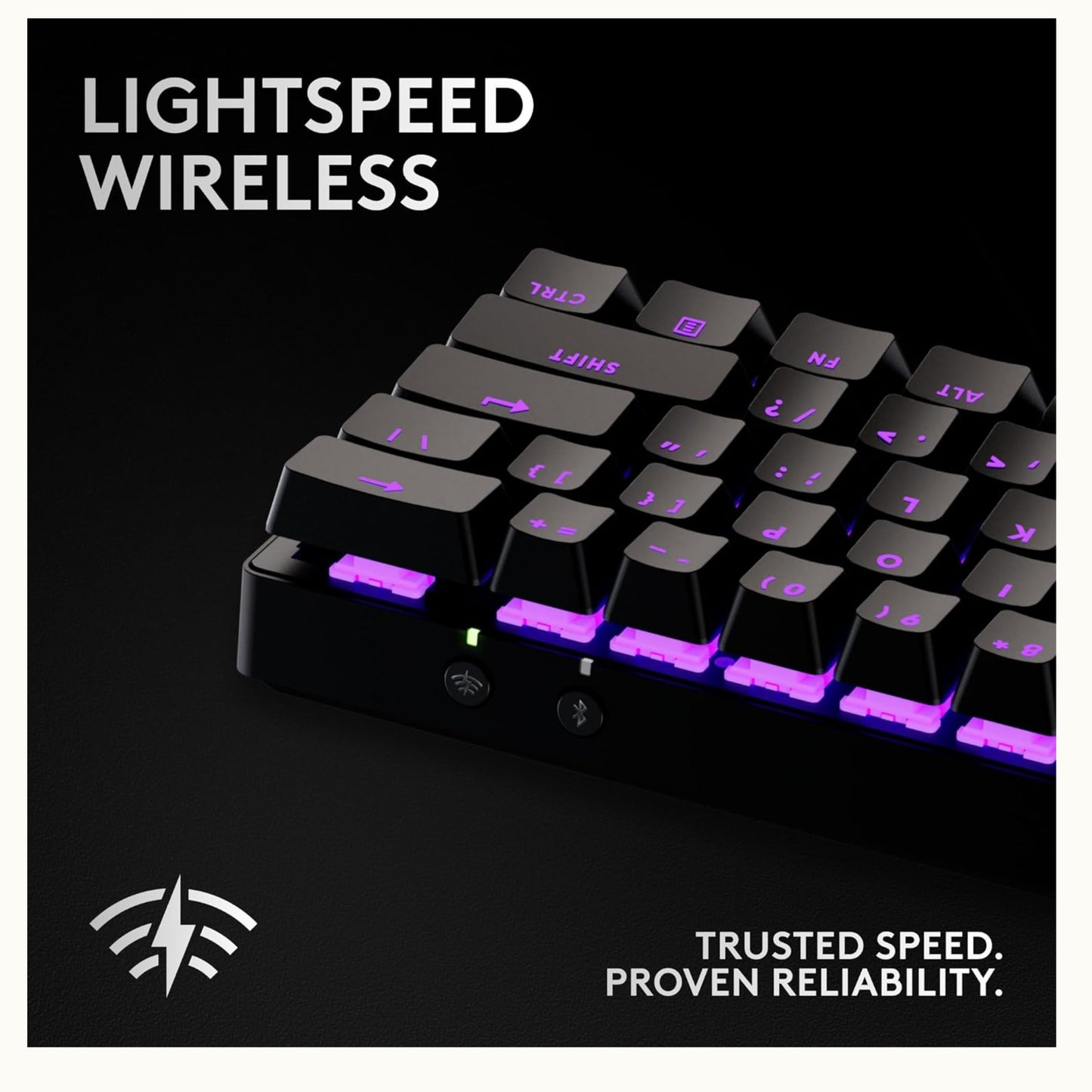 Teclado Inalámbrico Logitech G Pro X 60 Lightspeed Negro