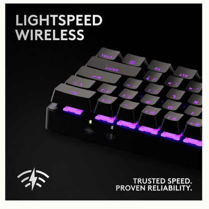 Teclado Inalámbrico Logitech G Pro X 60 Lightspeed Negro