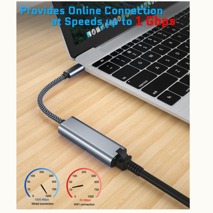 Adaptador Conversor Tipoc A Red Rj45 Gb Tipoc Carga Pd