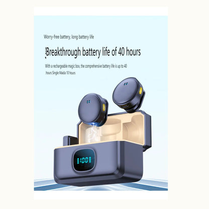 Microfono Solapa Inalámbrico Recargable Doblej5 iPhone Andro