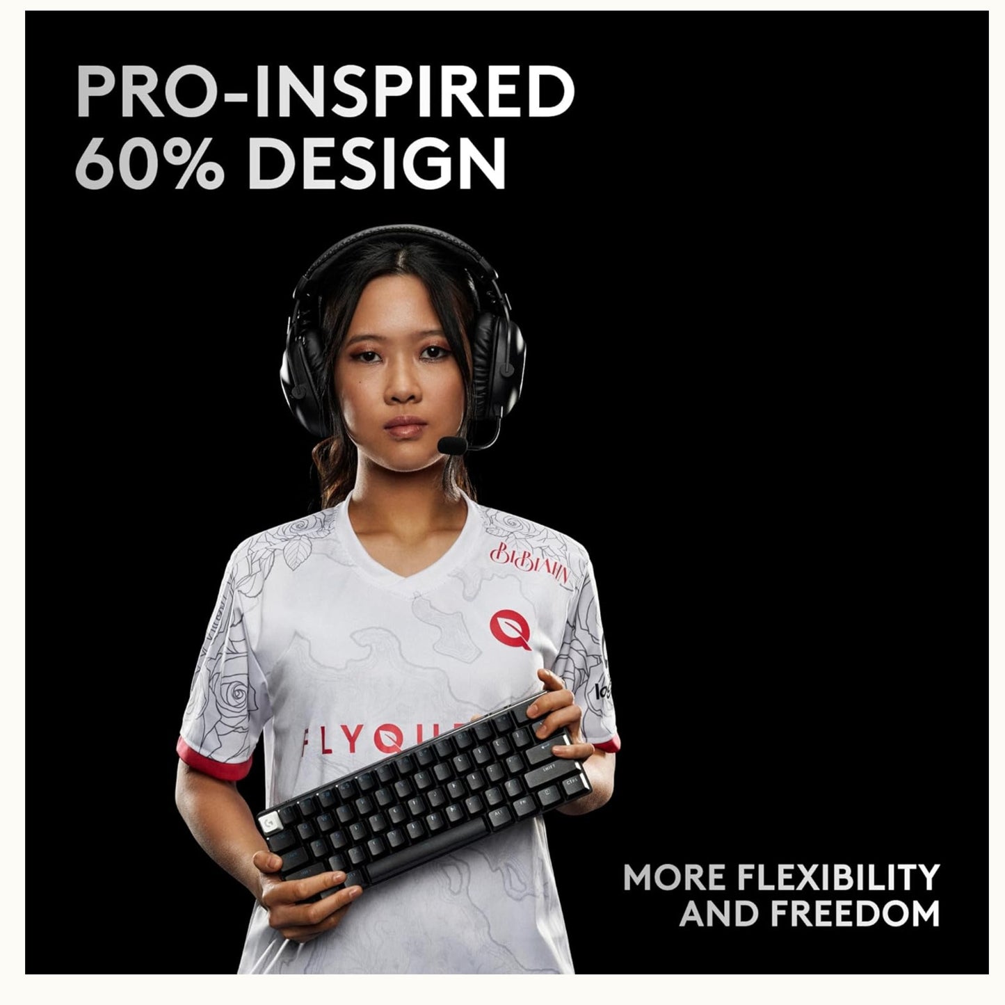 Teclado Inalámbrico Logitech G Pro X 60 Lightspeed Negro