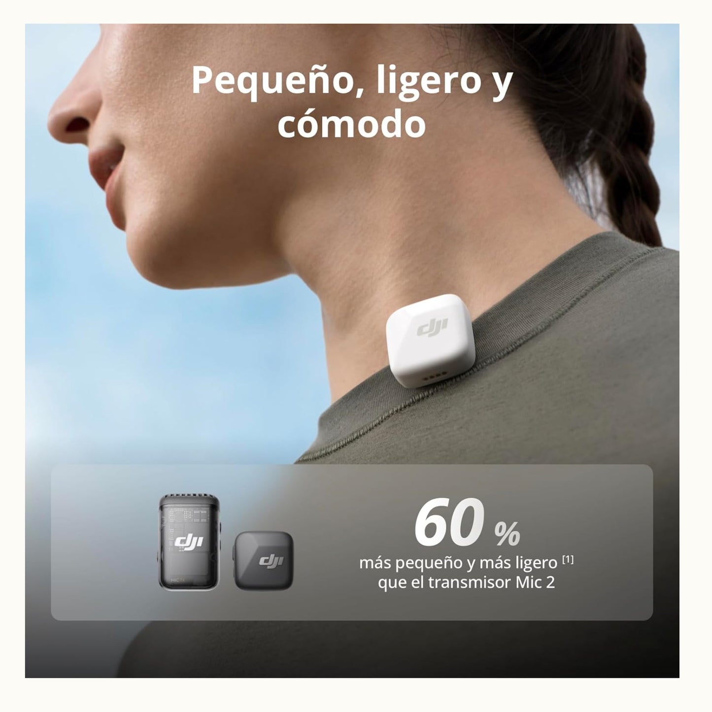 Dji Mic Mini (1 Tx + 1 Rx) Audio Profesional Y Compacto