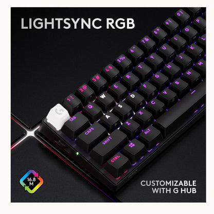 Teclado Inalámbrico Logitech G Pro X 60 Lightspeed Negro
