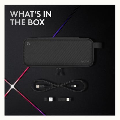 Teclado Inalámbrico Logitech G Pro X 60 Lightspeed Negro