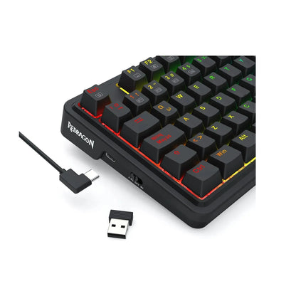 TECLADO GAMER REDRAGON UCAL PRO K673RGB-PRO INALAMBRICO