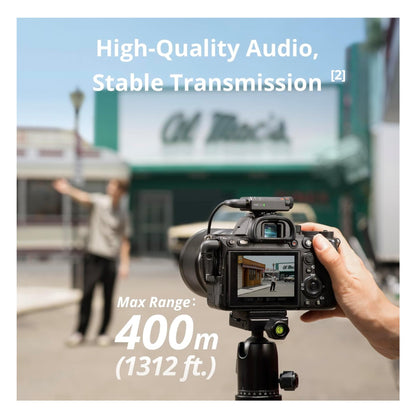 Microfono Inalambrico Dji Mic Mini 2tx 1rx Profesional Negro