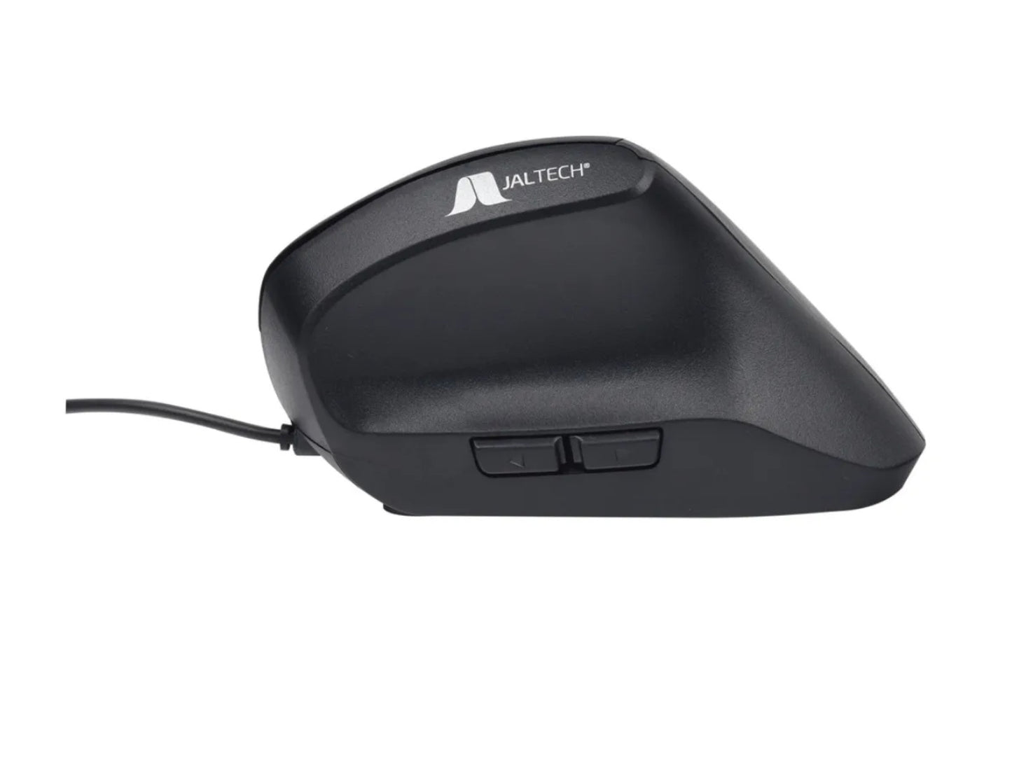 Mouse Ergonómico Cable 6d Usb Con 6 Botones Jaltech Negro
