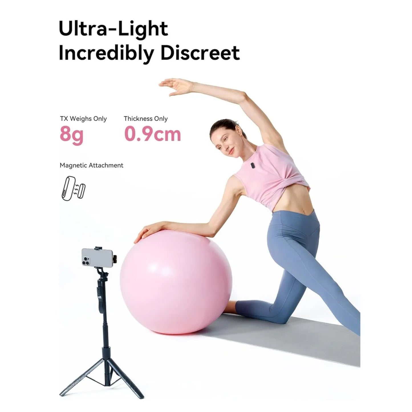 Microfono De Solapa Lavalier Inalambrico | Hollyland Lark A1