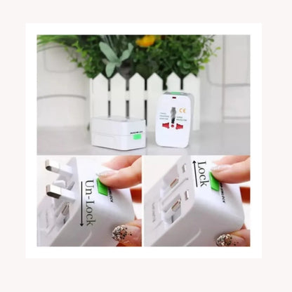 Adaptador De Corriente Universal Internacional Us/eu/la/asn