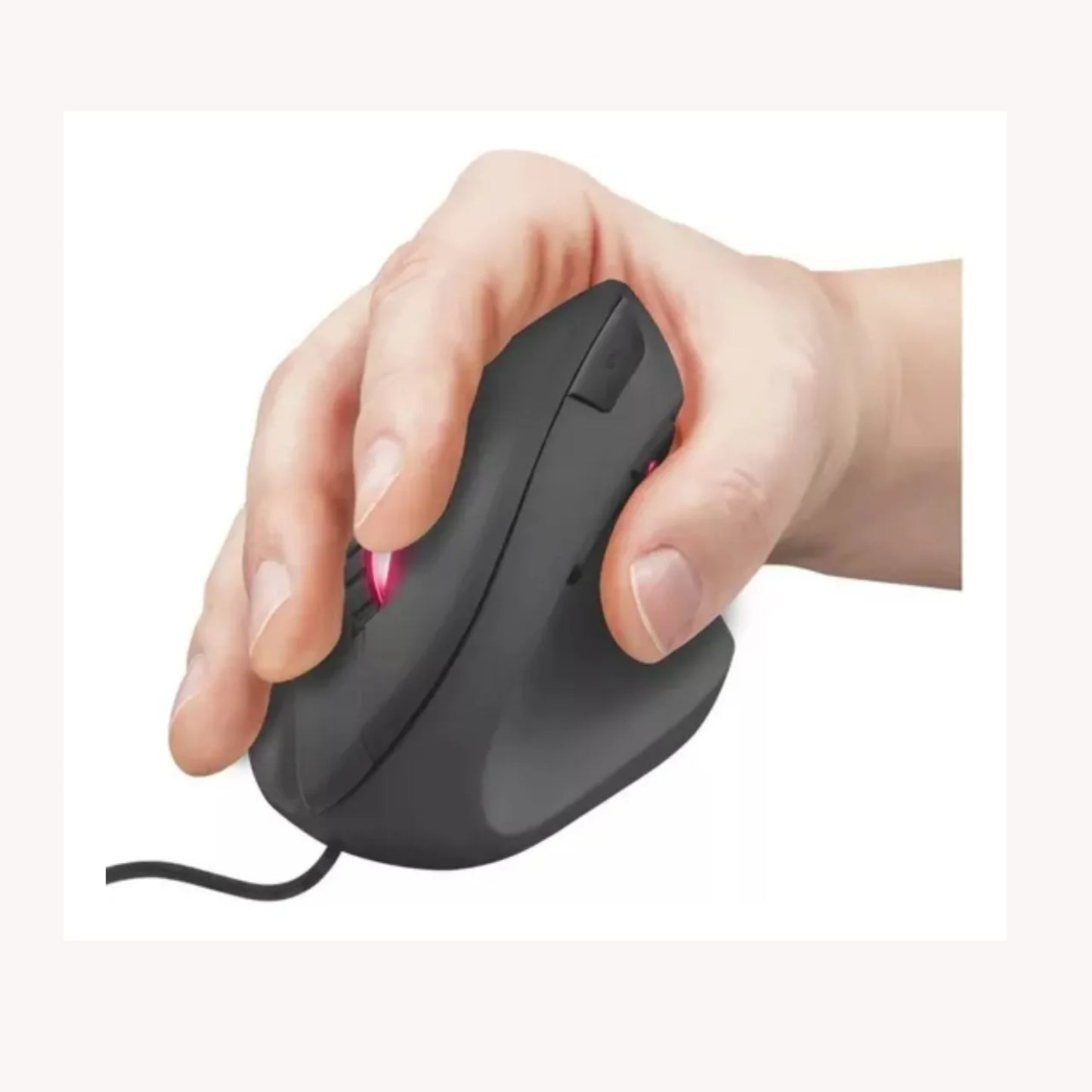 Mouse Gamer Vertical Trust Rexx Gxt 144 Negro