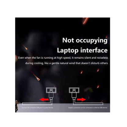 Base Soporte Refrigerante Portatil 2 Fans Gamer Rgb Jyr 020