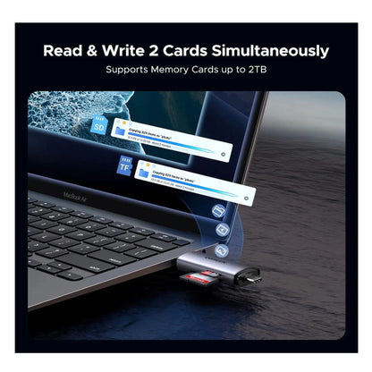 Lector De Tarjetas Sd Micro Sd Usb Tipo C Ugreen 3.0 5gbps