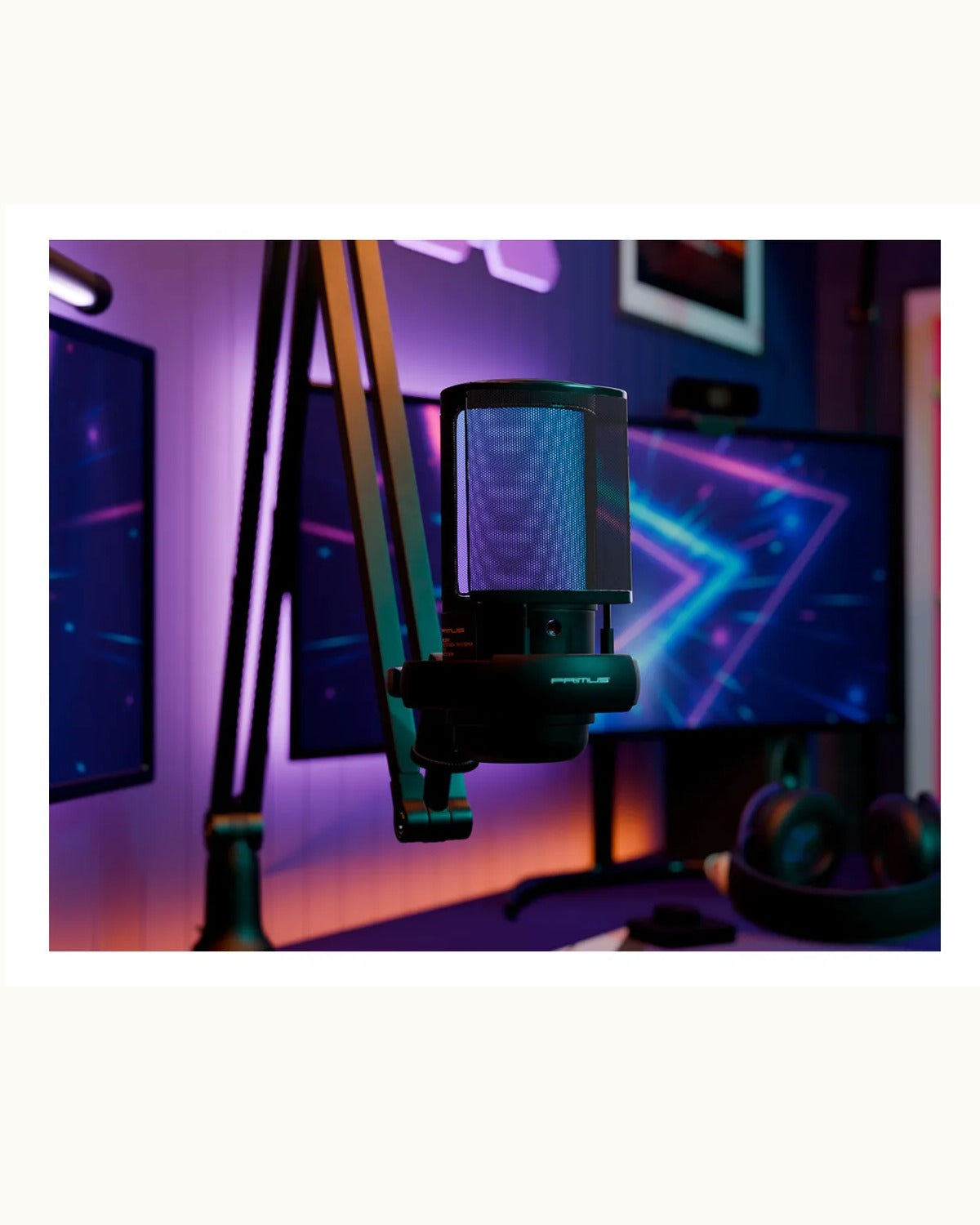 Combo Microfono Condensador + Brazo De Mesa Primus Ethos 150