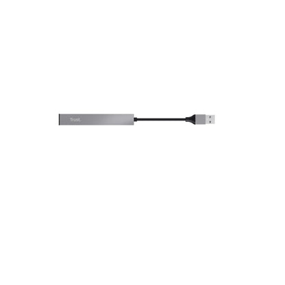 Hub Multipuerto Zapatilla Slim Usb 3.0 4 Puertos Trust Halyx