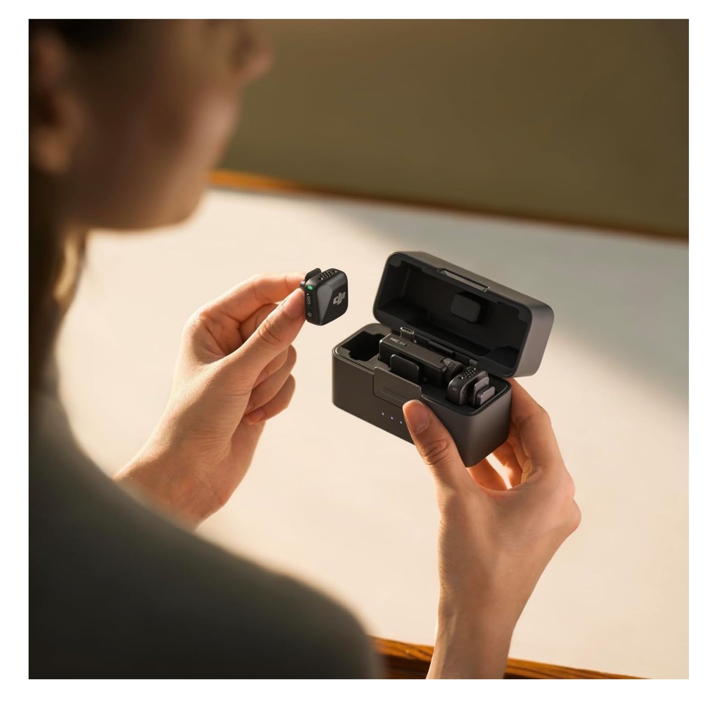 Microfono Inalambrico Dji Mic Mini 2tx 1rx Profesional Negro