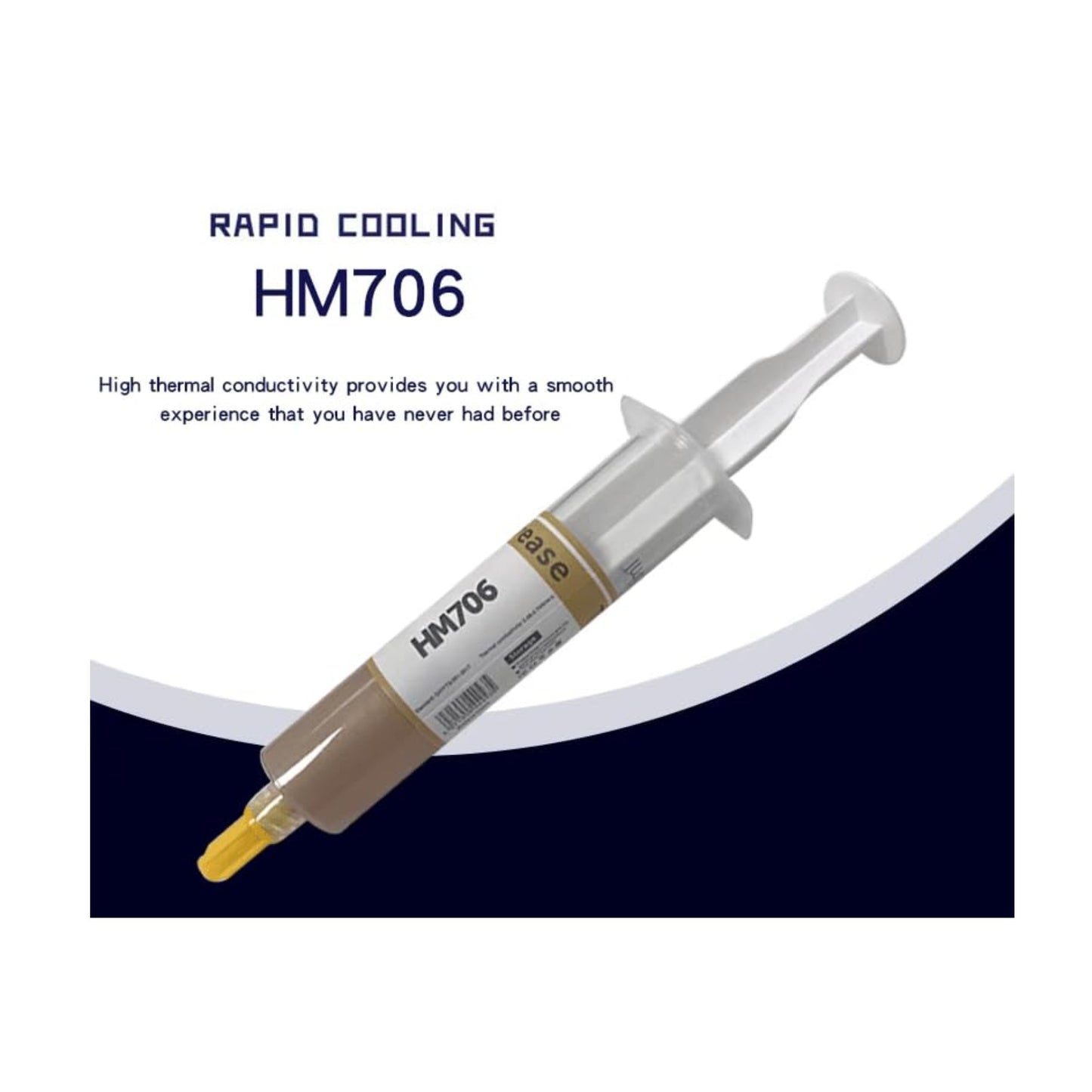 Pasta Crema Silicona Termica Alta Conduccion Hm706 | Dorada