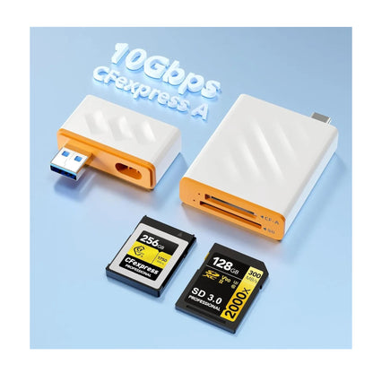 Lector De Tarjetas Memorias Cfexpress A /sd/ssd Win/mac/and