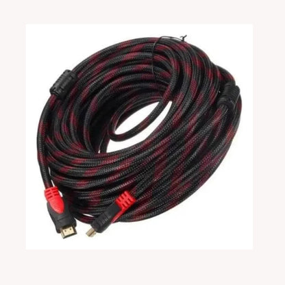 Cable Hdmi A Hdmi 20 Metros Mallado Punta Dorada | Calidad