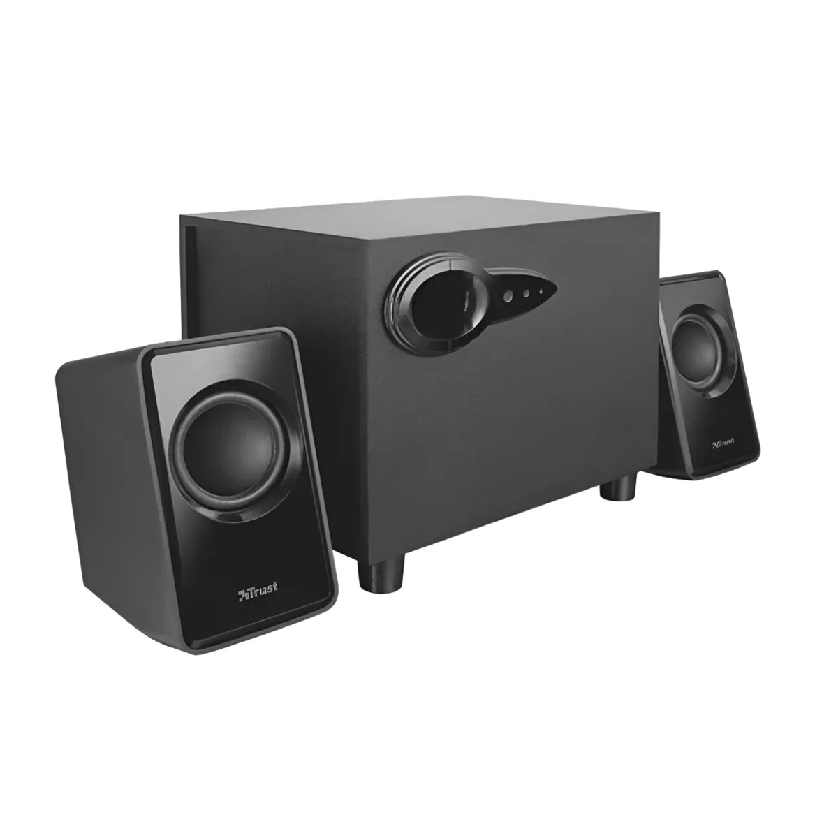 Parlantes Trust Avora 2.1 18W Auxiliar compatible para Pc