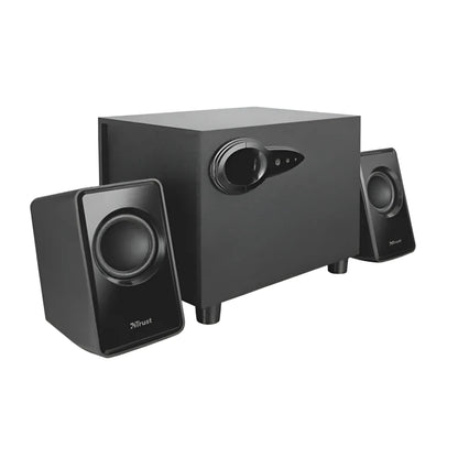 Parlantes Trust Avora 2.1 18W Auxiliar compatible para Pc