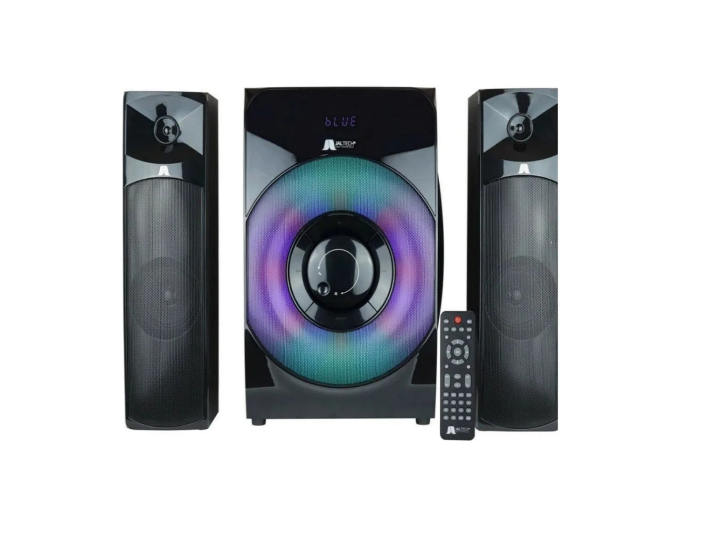 Parlantes 2.1 Jaltech Bluetooth Fm Usb Rgb Control 4.000w