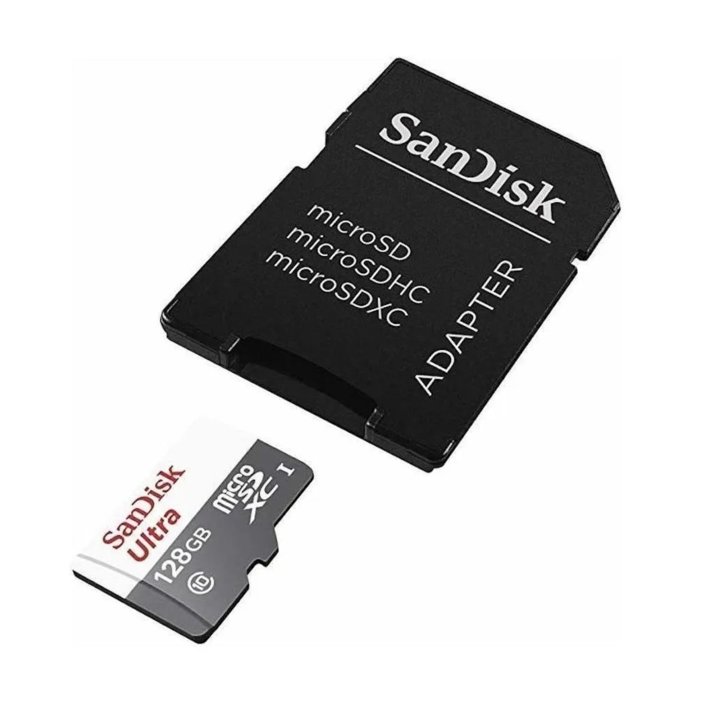 Tarjeta De Memoria Sandisk Ultra Con Adaptador Sd 128gb