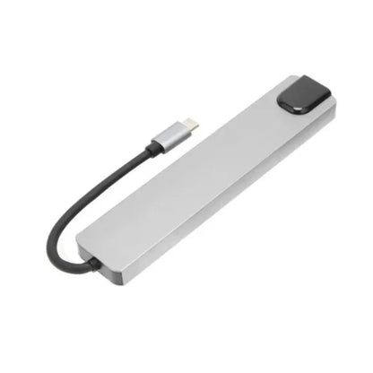 Hub Tipo C Multipuertos 8 En 1 Tf/sd, Usb, Hdmi,rj45