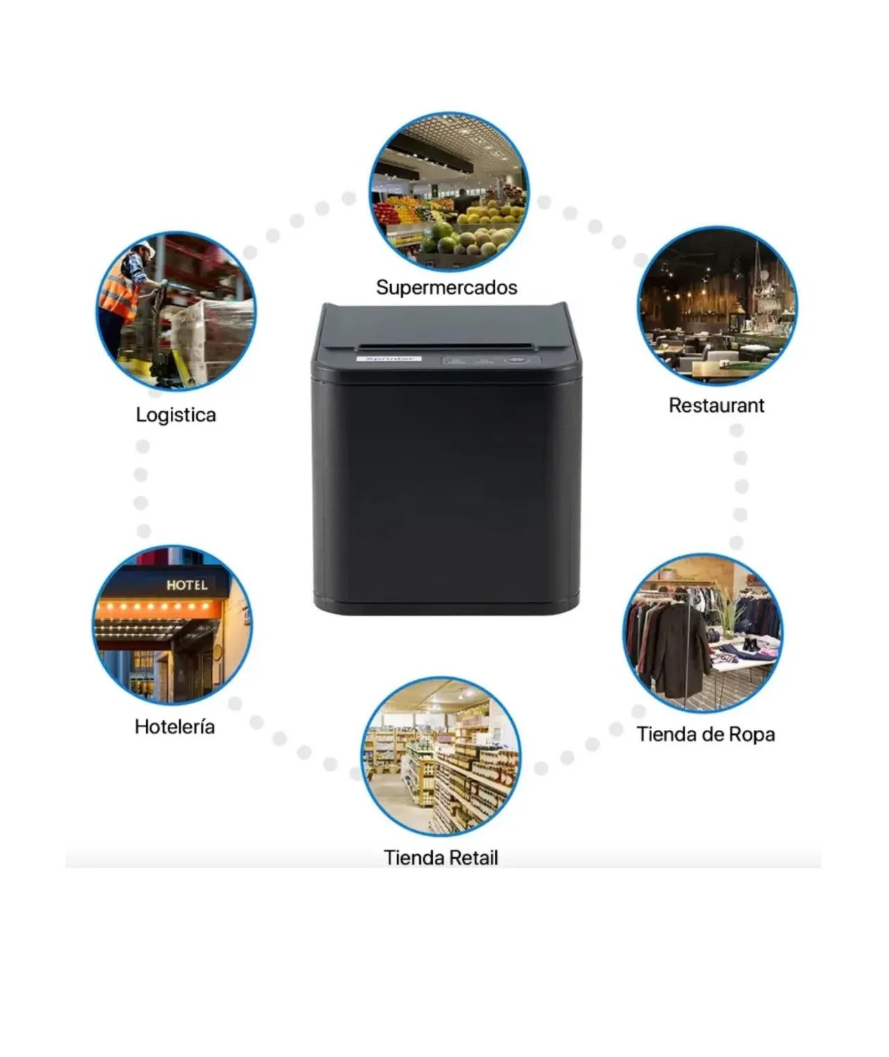 Impresora Termica De Pos 80mm 200mm/s Xpinter Xp-80t Usb/lan