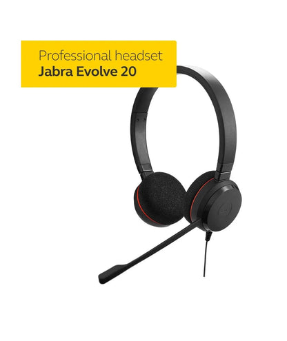 Auriculares Audifonos Cancelacion De Ruido Jabra Evolve 20ms