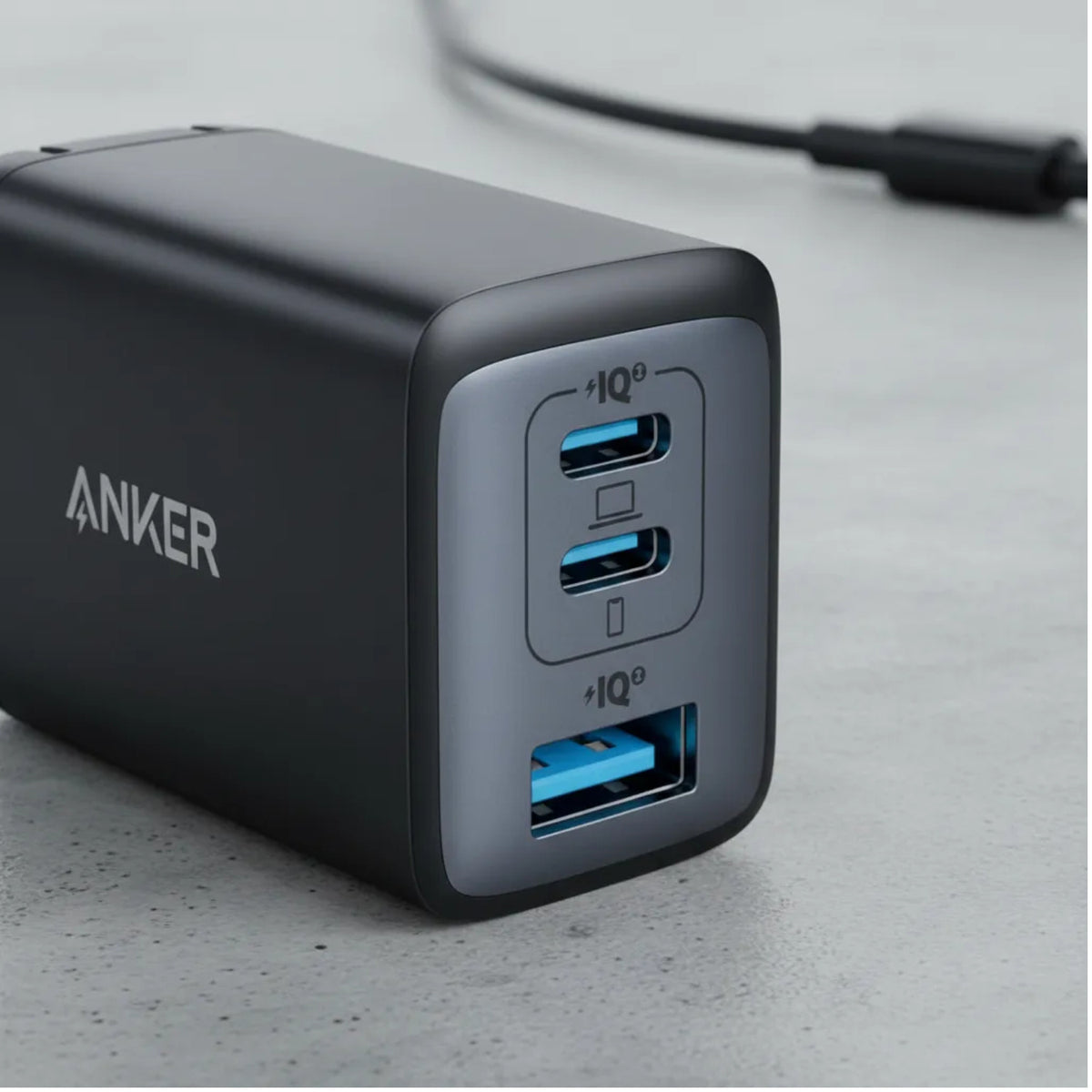 Cargador Carga Rapida 3 Puertos 2 Tipo C 65w Anker Powerport
