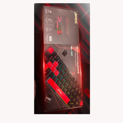 Teclado Mecanico Gamer 65% Switch Rojo Jedel Kl-141 68 Tecla