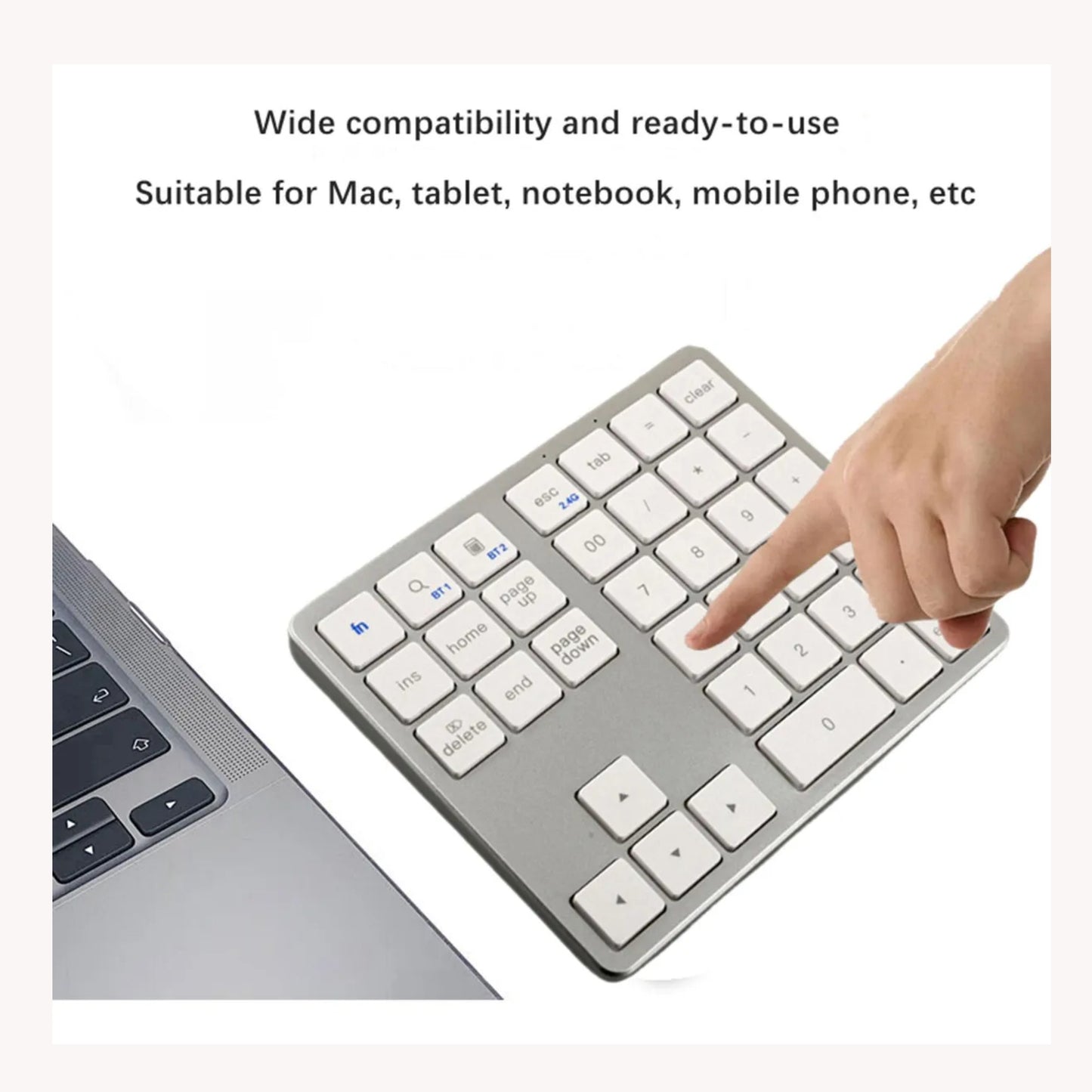 Teclado Numerico Inalambrico Bluetooth Andro Win Mac Ios K35