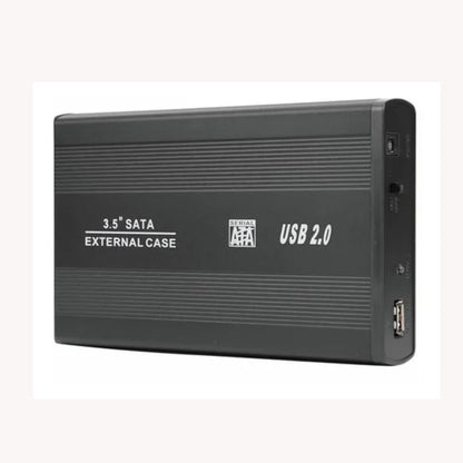 Caja Aluminio Para Disco Duro Externo 3.5 Usb 2.0 Hdd Ssd