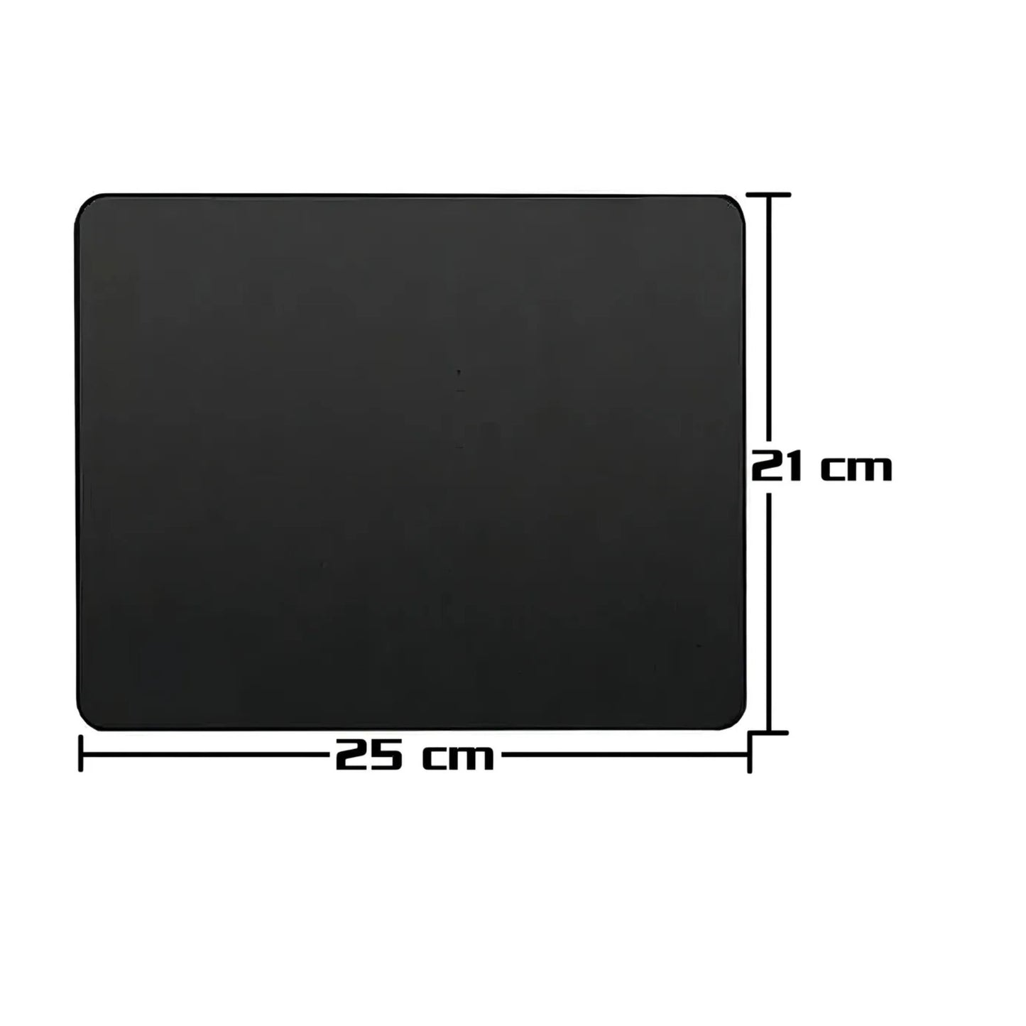 Pad Mouse Pequeño S Antideslizante 250mm X 210mm Color Negro