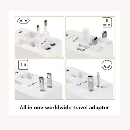 Adaptador De Corriente Universal Internacional Us/eu/la/asn
