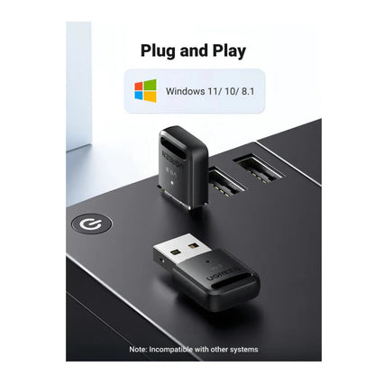 Ugreen 5.3-90225 Bluetooth Adaptador 5.3| Alta Velocidad